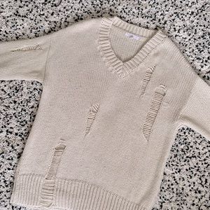 Cream Knit Sweater